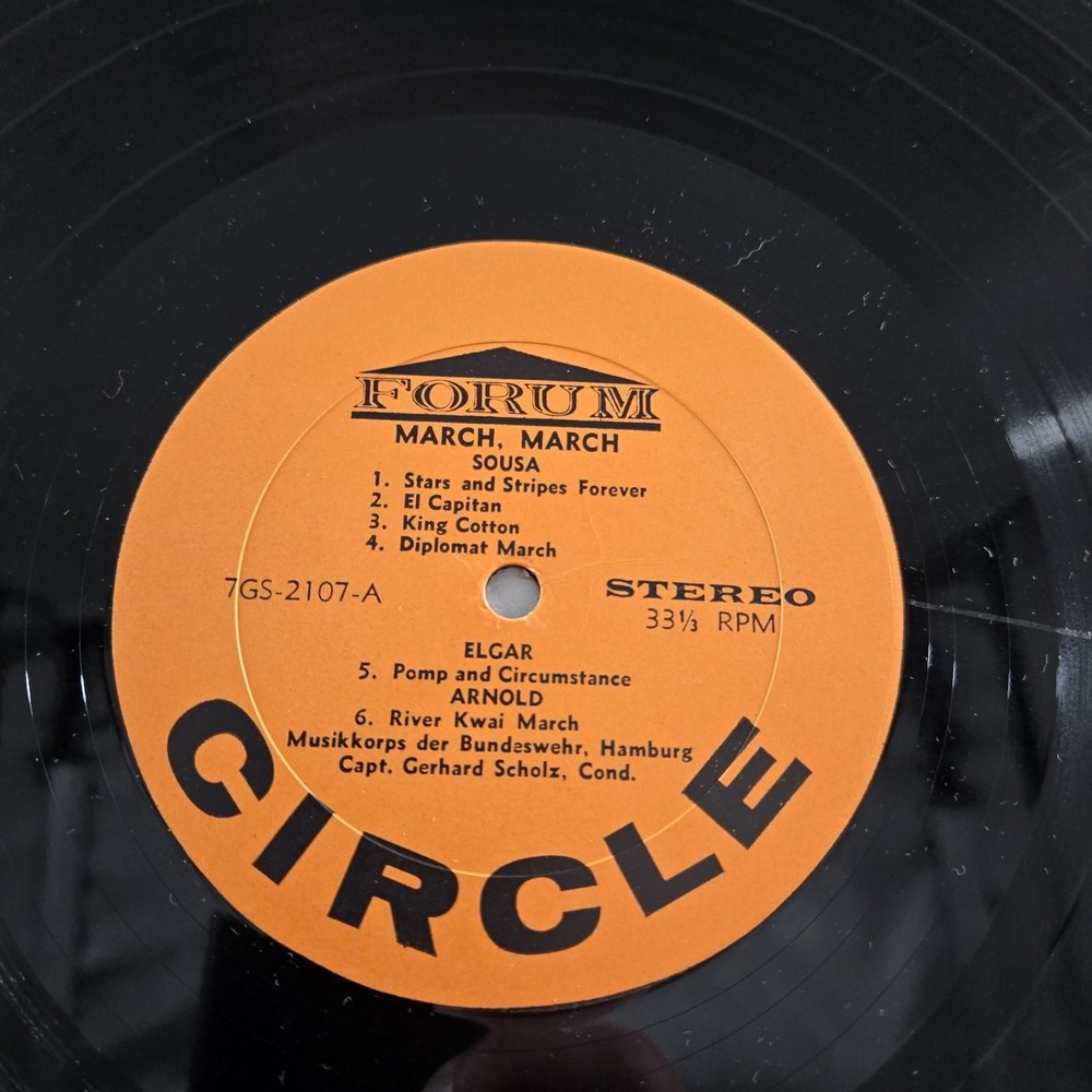 Official West German Army Band March Album Record Vinyl 7GS-2107 Good+ Tested - Picture 12 of 12